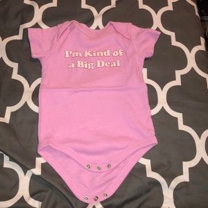 “I’m kind of a big deal” babies onesie.
